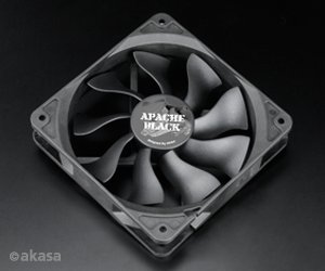 ventilátor Akasa - 12 cm APACHE black - obrázek produktu