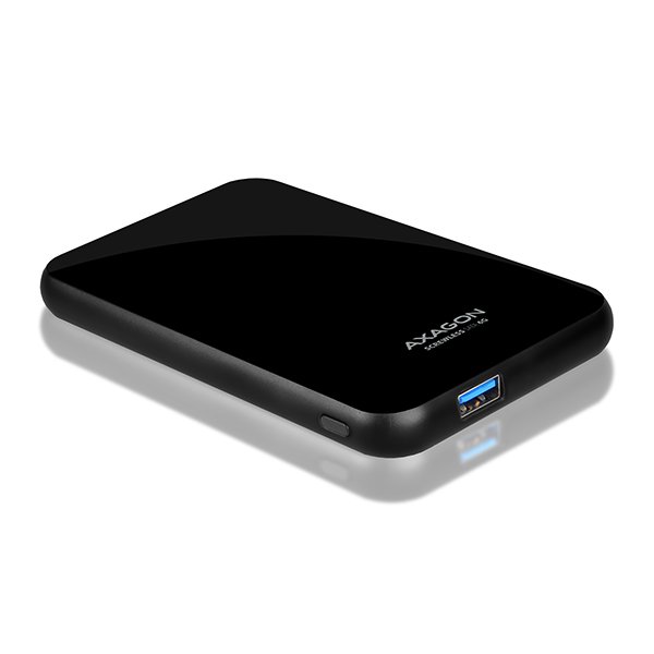AXAGON EE25-S6B, USB3.0 - SATA 6G, 2.5" SCREWLESS externí box, černý - obrázek č. 1
