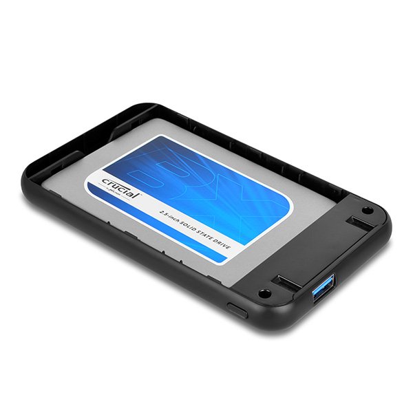 AXAGON EE25-S6B, USB3.0 - SATA 6G, 2.5" SCREWLESS externí box, černý - obrázek č. 10
