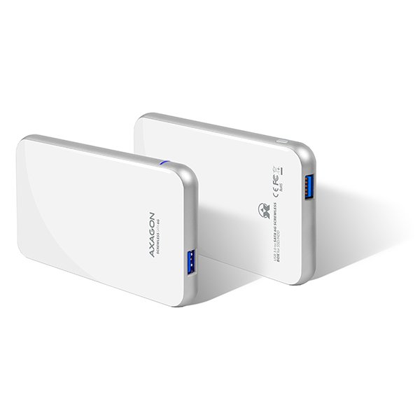 AXAGON EE25-S6, USB3.0 - SATA 6G, 2.5" SCREWLESS externí box, bílý - obrázek č. 6
