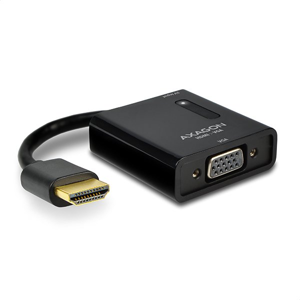 AXAGON RVH-VG2, HDMI -> VGA redukce /  adaptér, FullHD, micro USB nap. konektor - obrázek č. 1