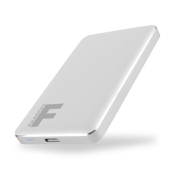 AXAGON EE25-F6S, USB3.0 - SATA 6G 2.5" FULLMETAL externí box, stříbrný - obrázek č. 1