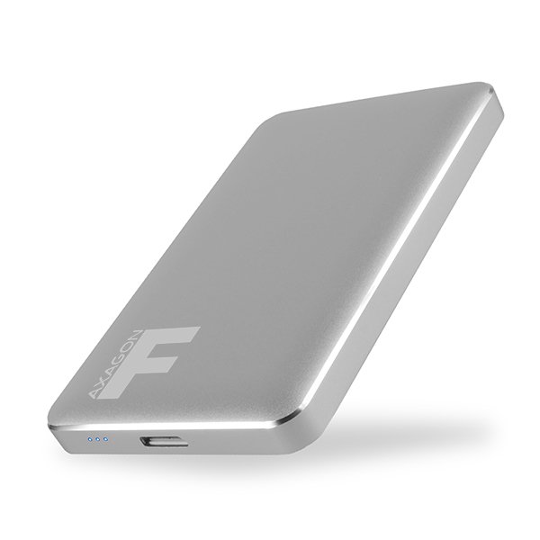 AXAGON EE25-F6G, USB3.0 - SATA 6G 2.5" FULLMETAL externí box, titanově šedý - obrázek č. 1