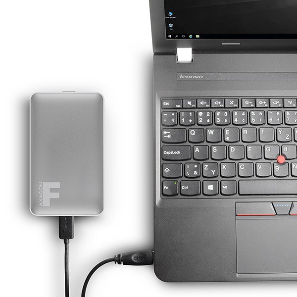 AXAGON EE25-F6G, USB3.0 - SATA 6G 2.5" FULLMETAL externí box, titanově šedý - obrázek č. 3