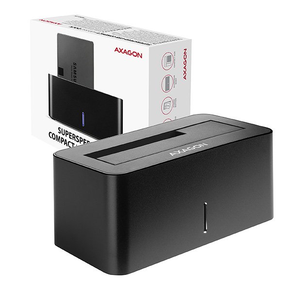 AXAGON ADSA-SN, USB 3.2 Gen1 - SATA 6G, 2.5"/ 3.5" HDD/ SSD dokovací stanice - obrázek produktu