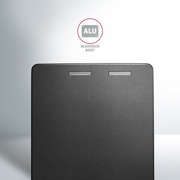 AXAGON RSS-M2B, SATA - M.2 SATA SSD, interní 2.5" ALU box, černý - obrázek č. 4