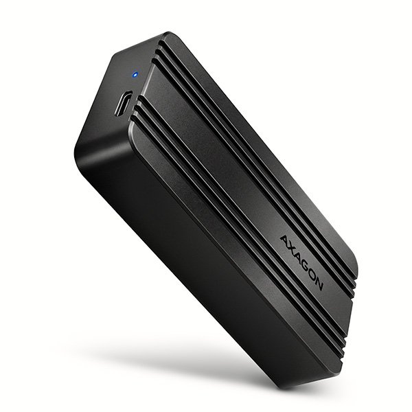 AXAGON EEM2-40G, USB-C 40Gbps externí box pro M.2 NVMe SSD, zesílený hliník - obrázek produktu