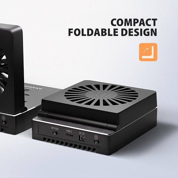 AXAGON ADSA-M2C22, USB-C 20Gbps dokovací stanice pro 2× M.2 NVMe / SATA SSD s funkcí klonování - obrázek č. 3