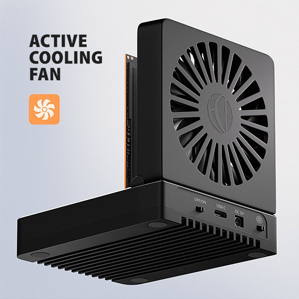 AXAGON ADSA-M2C22, USB-C 20Gbps dokovací stanice pro 2× M.2 NVMe / SATA SSD s funkcí klonování - obrázek č. 14