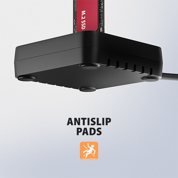 AXAGON ADSA-M2C11L, USB-C 10Gbps dokovací stanice pro 1× M.2 NVMe SSD - obrázek č. 6
