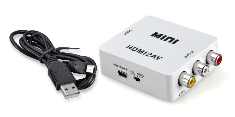 Převodník HDMI na kompozitní signál a stereo zvuk - obrázek produktu