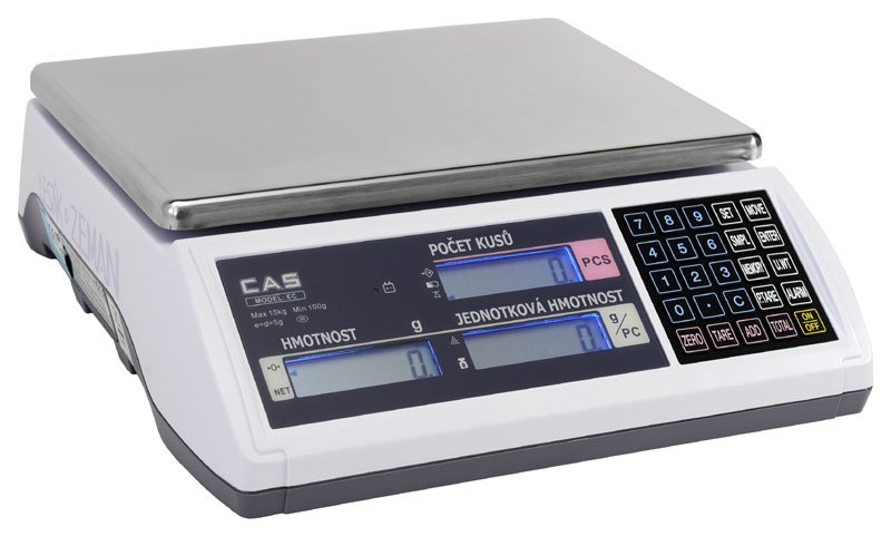 Počítací váha  do 3kg CAS EC 03 - obrázek č. 1