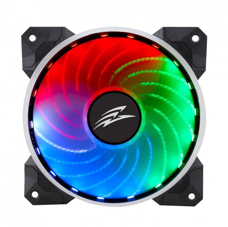 EVOLVEO 12R1R Rainbow, RGB ventilátor 120mm, PWM, 6piný, 5 V - obrázek produktu