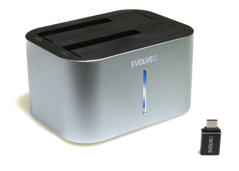 EVOLVEO Dion 2, 10Gb/ s, dokovací stanice, USB 3.1 A + redukce USB A/ USB C - obrázek produktu