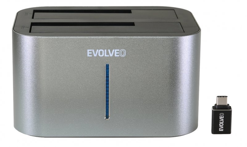 EVOLVEO Dion 2, 10Gb/ s, dokovací stanice, USB 3.1 A + redukce USB A/ USB C - obrázek č. 1