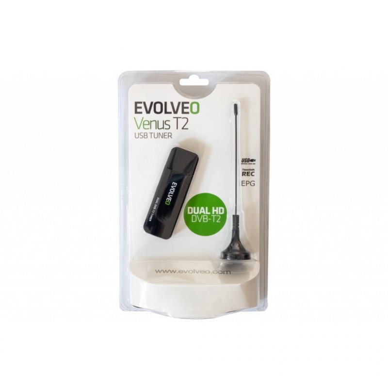 EVOLVEO Venus T2, 2x HD DVB-T2 USB tuner - obrázek č. 1