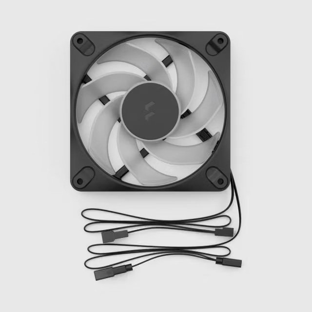 Fractal Design Dynamic 3 – 12 Reverse RGB Black - obrázek č. 1
