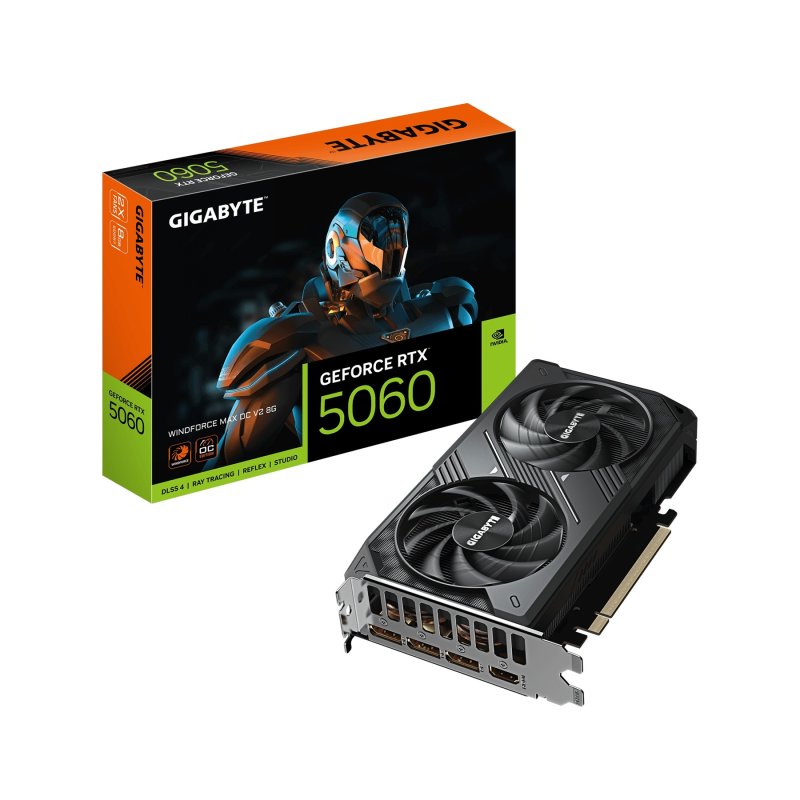 GeForce RTX 5060 WINDFORCE MAX V2 / Gaming / OC / 8GB / GDDR7 - obrázek produktu