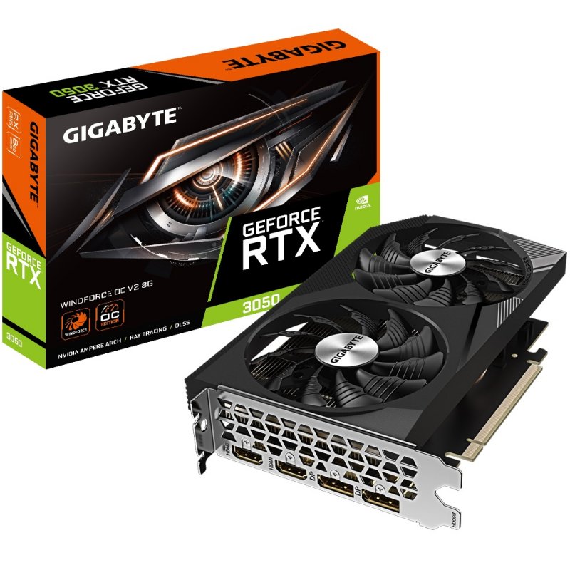 GIGABYTE GeForce RTX 3050 WINDFORCE V2/ OC/ 8GB/ GDDR6 - obrázek č. 6