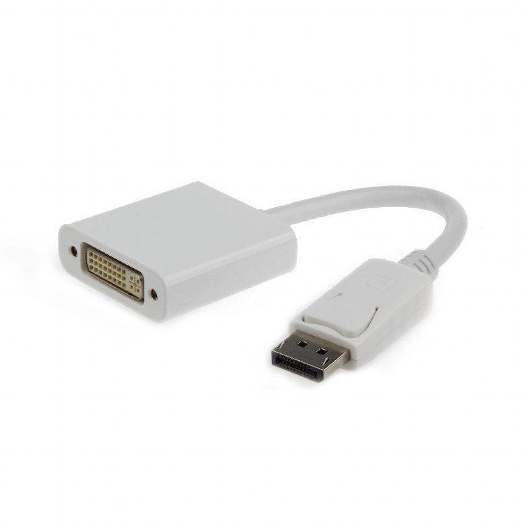 GEMBIRD Redukce DisplayPort to DVI, white, 0,1m, M/ F - obrázek produktu