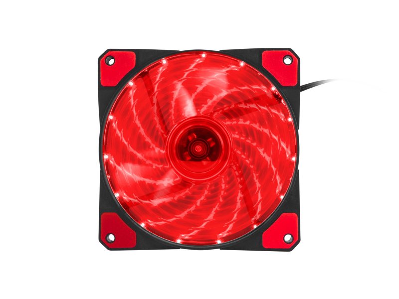 Ventilátor Genesis Hydrion 120, červené LED, 120mm - obrázek č. 1