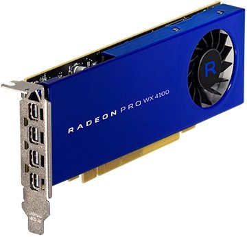 HP Radeon Pro WX 4100 4GB 4x mDP LowProfile - obrázek produktu