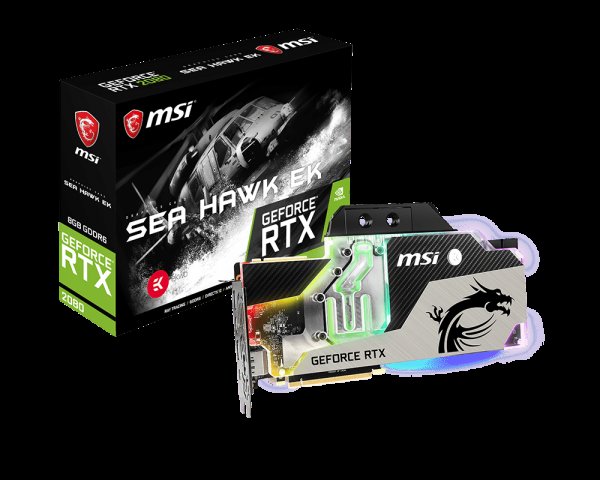 MSI GeForce RTX 2080 SEA HAWK EK X - obrázek produktu