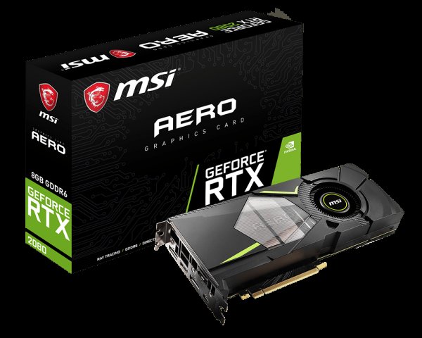 MSI GeForce RTX 2080 AERO 8G - obrázek produktu