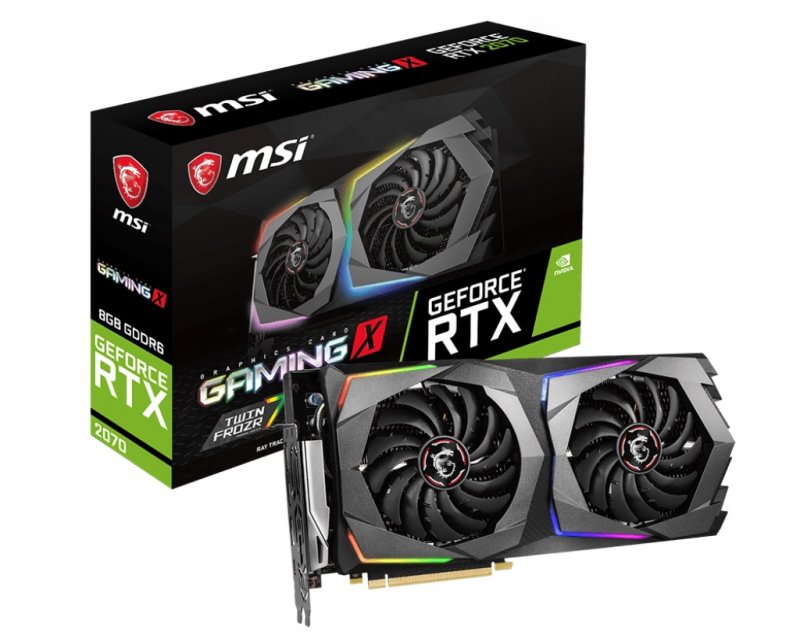MSI GeForce RTX 2070 GAMING X 8G - obrázek produktu