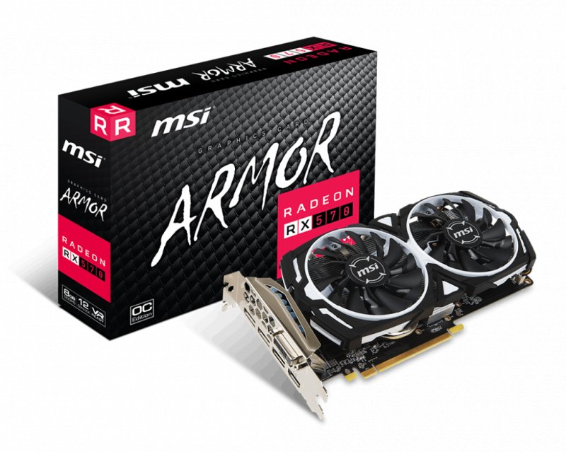 MSI Radeon RX 570 ARMOR 8G OC - obrázek č. 4