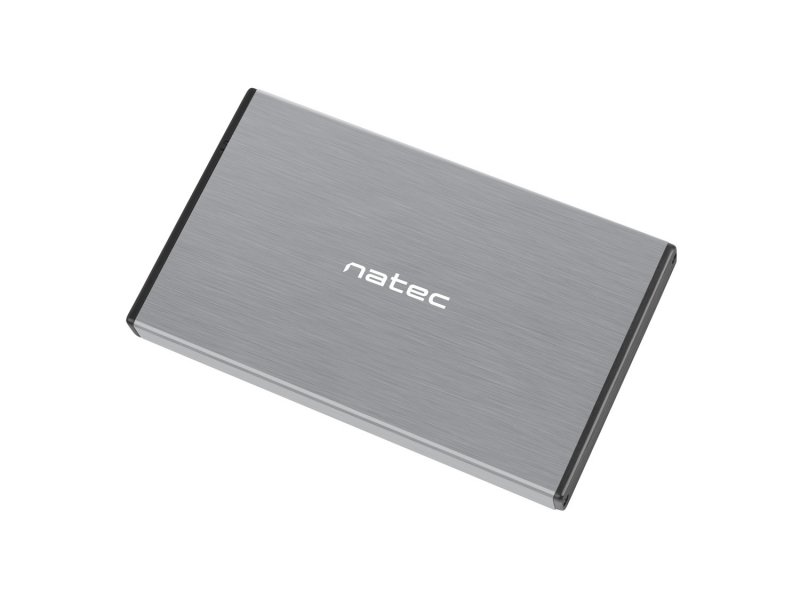 Externí box pro HDD 2,5" USB 3.0 Natec Rhino Go, šedý, hliníkové tělo - obrázek č. 4