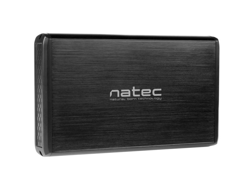 Externí box pro HDD 3,5" USB 3.0 Natec Rhino, černý,  včetně napájecího adaptéru - obrázek č. 3