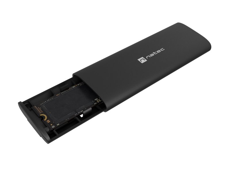 Externí box pro SSD Natec RHINO M.2 NVME LITE USB-C 3.1 GEN2, hliníkové tělo - obrázek č. 6