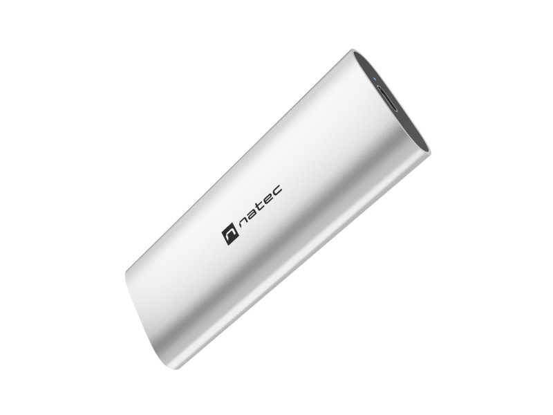 Externí box pro SSD Natec RHINO M.2 NVME LITE USB-C 3.2 GEN 2, hliníkové tělo, ARCTIC SILVER - obrázek č. 7