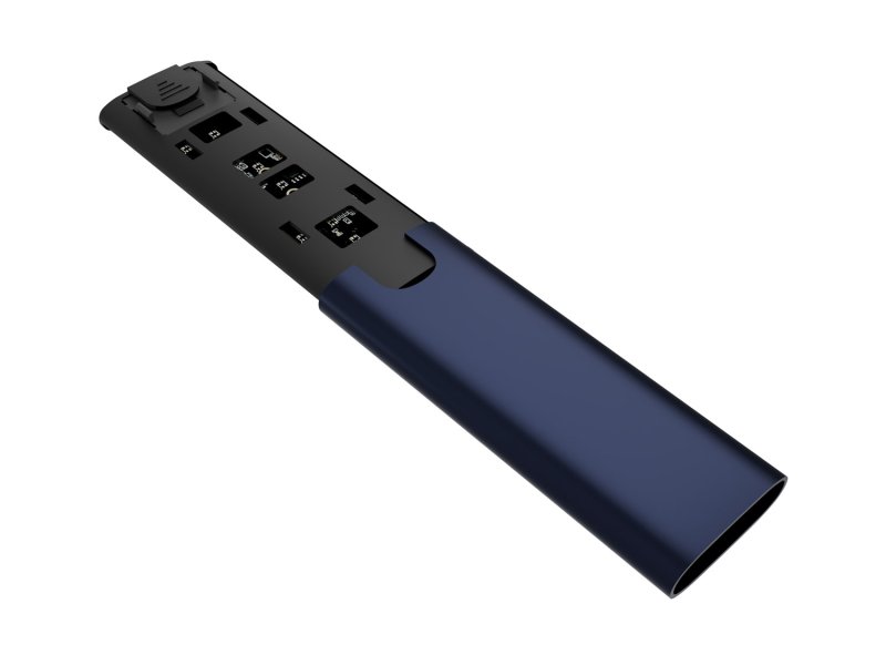 Externí box pro SSD Natec RHINO M.2 NVME LITE USB-C 3.2 GEN 2, hliníkové tělo, STEEL NAVY - obrázek č. 5