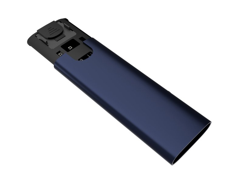 Externí box pro SSD Natec RHINO M.2 NVME LITE USB-C 3.2 GEN 2, hliníkové tělo, STEEL NAVY - obrázek č. 6