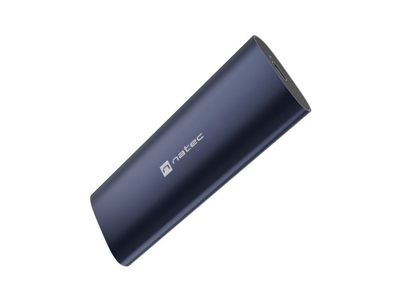 Externí box pro SSD Natec RHINO M.2 NVME LITE USB-C 3.2 GEN 2, hliníkové tělo, STEEL NAVY - obrázek č. 9
