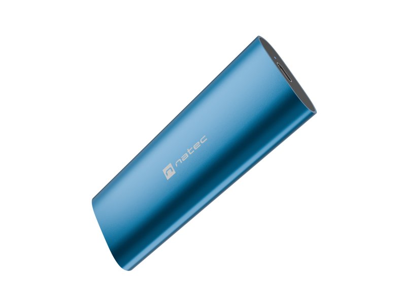 Externí box pro SSD Natec RHINO M.2 NVME LITE USB-C 3.2 GEN 2, hliníkové tělo, HORIZON BLUE - obrázek č. 7