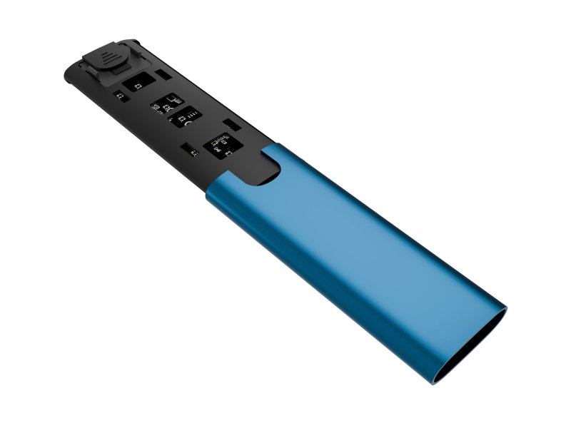Externí box pro SSD Natec RHINO M.2 NVME LITE USB-C 3.2 GEN 2, hliníkové tělo, HORIZON BLUE - obrázek č. 3