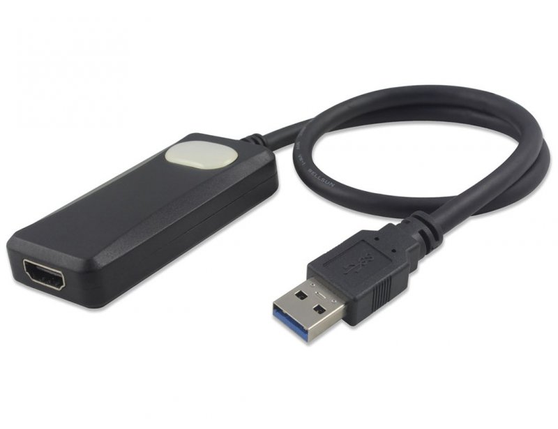 PremiumCord USB 3.0 adaptér na HDMI se zvukem, FULL HD 1080p - obrázek produktu