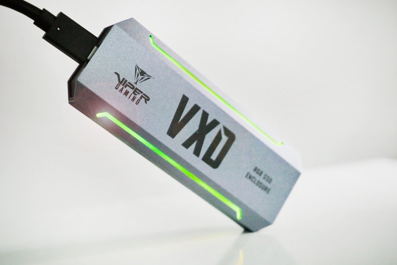 Patriot VXD externí box USB 3.2  M.2 NVMe SSD RGB - obrázek produktu