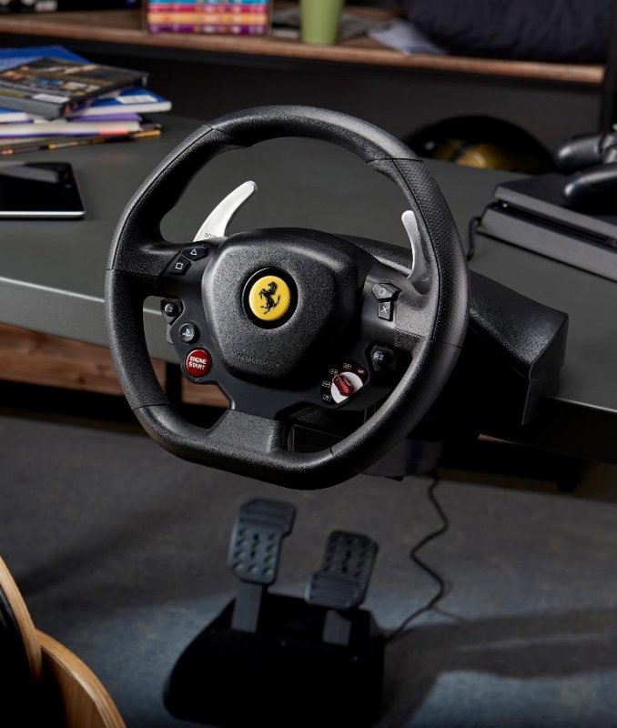 Thrustmaster Sada volantu a pedálů T80 Ferrari 488 GTB Edition pro PS4 a PC - obrázek č. 5