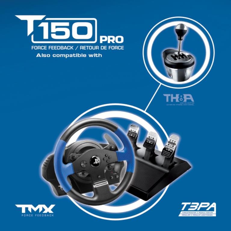 Thrustmaster Sada volantu T150 PRO a 3-pedálů T3PA pro PS4, PS3 a PC (4160696) - obrázek č. 10