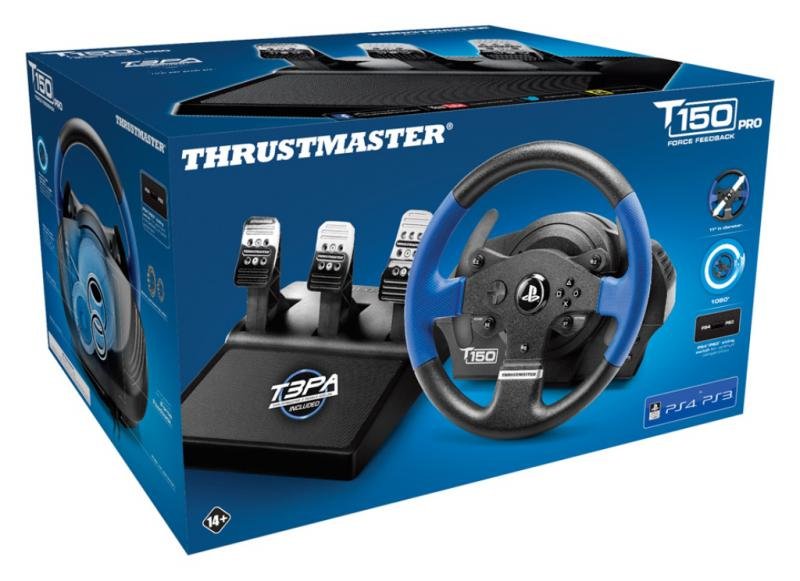 Thrustmaster Sada volantu T150 PRO a 3-pedálů T3PA pro PS4, PS3 a PC (4160696) - obrázek č. 8