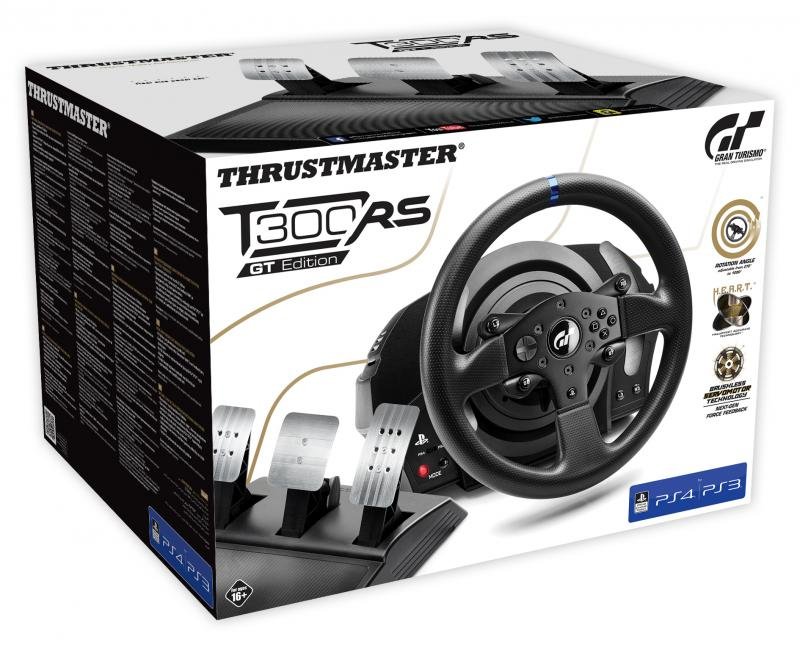 Thrustmaster Sada volantu T300 RS a 3-pedálů T3PA,  GT Edice pro PS5 , PS4, PS3 a PC - obrázek č. 2