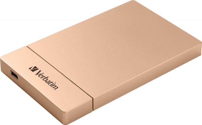 Verbatim externí box pro 2,5" disky SATA, USB-C 3.1 gen2, rose gold - obrázek produktu