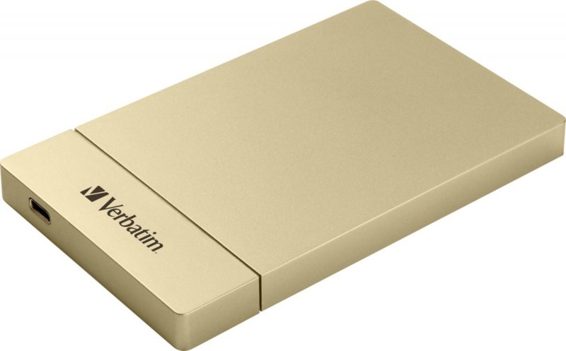 Verbatim externí box pro 2,5" disky SATA, USB-C 3.1 gen2, zlatá - obrázek produktu