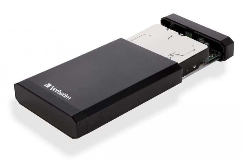Verbatim externí box pro 3,5" disky SATA, USB 3.0, černá - obrázek č. 1