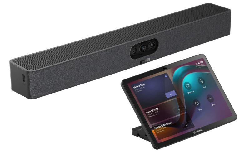 Yealink A25-031 MeetingBar, 3x4K kamery, Android, 8x MEMS, Microsoft MDEP, dotykový tablet - obrázek produktu