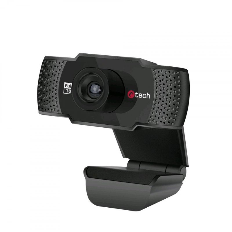 Webkamera C-TECH CAM-11FHD, 1080P, mikrofon, černá - obrázek produktu